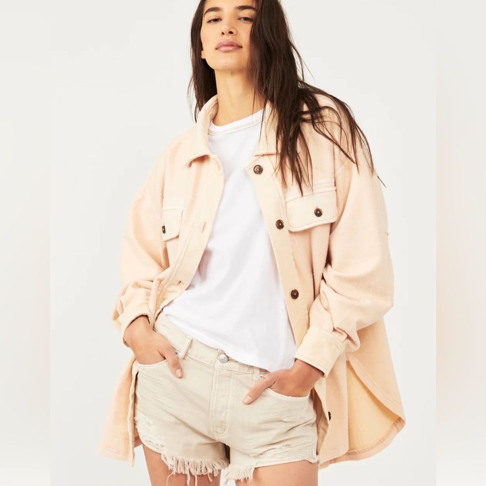Free People Ruby Jacket Color Peach Size Xl